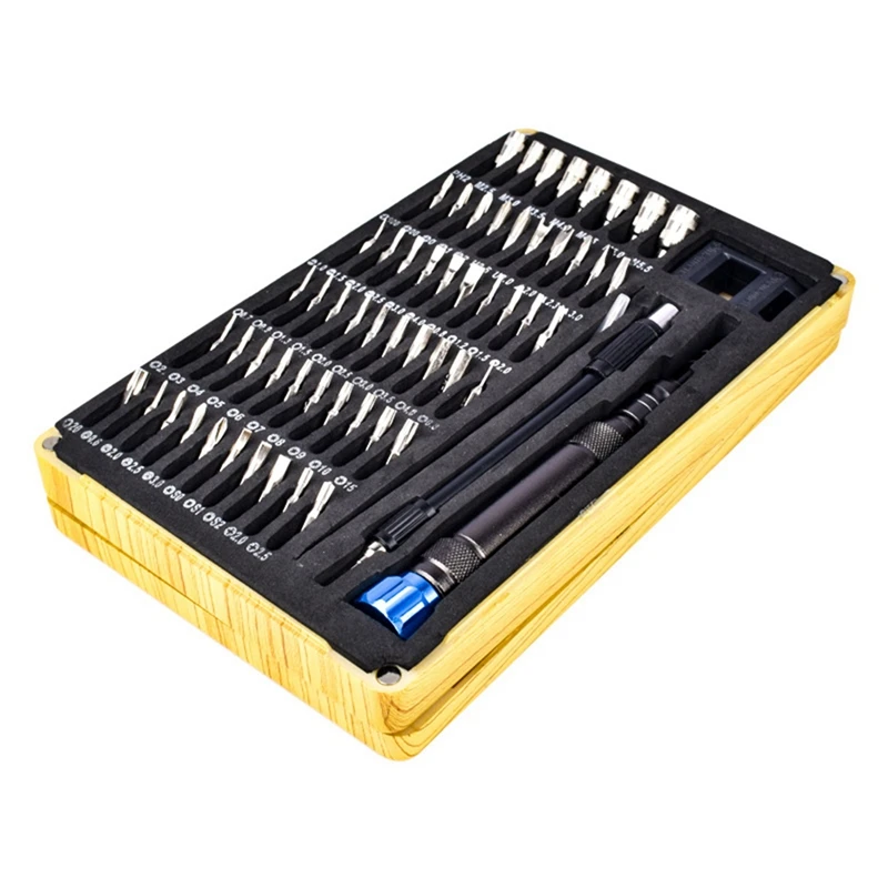 

1Set 64-In-1 Watch Mobile Phone Disassembly Maintenance Tool Chrome Vanadium Steel Screwdriver Set Pc Screwdriver Set