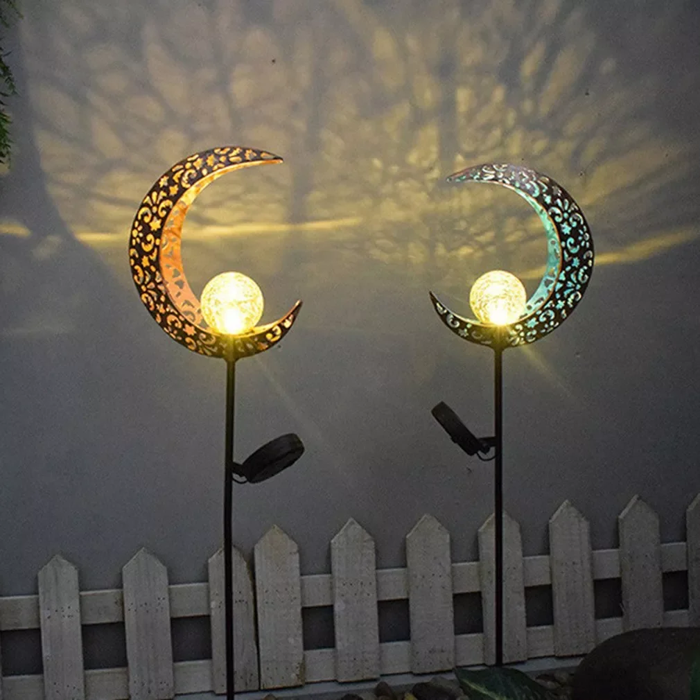 

NEW IN Retro Sun Moon Solar Lamp Waterproof Solar Lights Outdoor Garden Lawn Lamp Night Light Yard Landscape Decorative