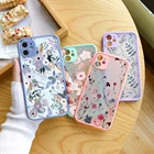 Чехол для iPhone 13 Pro Max, чехлы для iPhone 12 11 Pro Max 7 8 Plus, с цветочным принтом, защитный чехол для iPhone 11Pro 12Pro 13 Mini