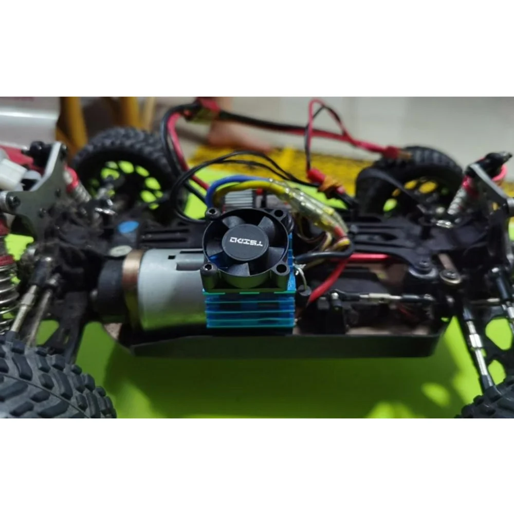 Вентилятор охлаждения крышки радиатора двигателя для Wltoys 144001 124019 124018 124016 104001 RC