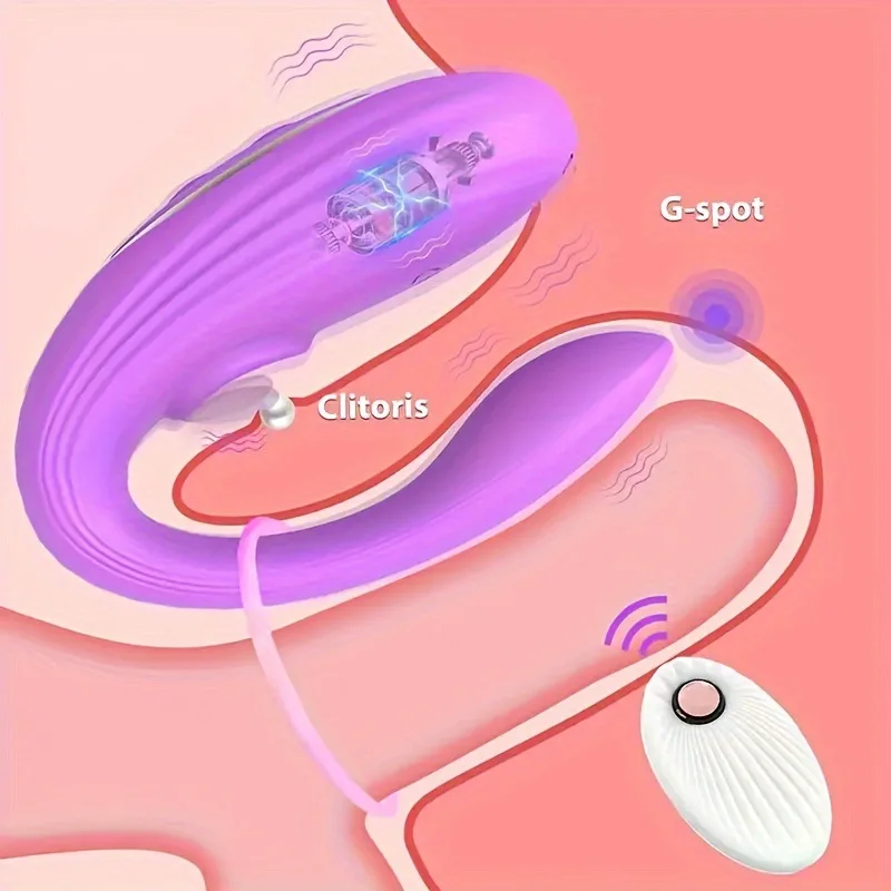 Клиторальный вибратор для точки G игрушки женщин пары U-образный клитор