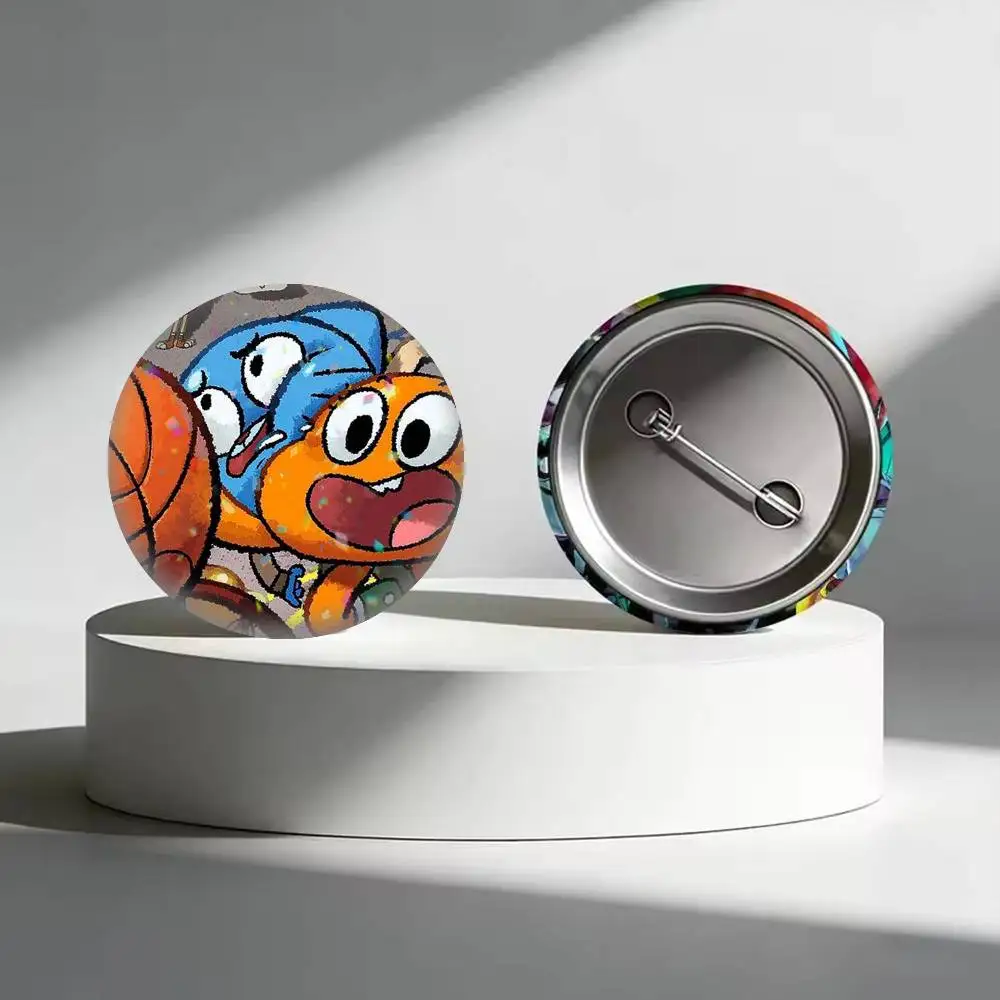Броши и значки TAWOG Gumball Watterson 25 мм, 32 мм, 44 мм, 58 мм, 75 мм для аксессуаров и подарков (art.: 3920dba4fa6fd) - 3920dba4fa6fd