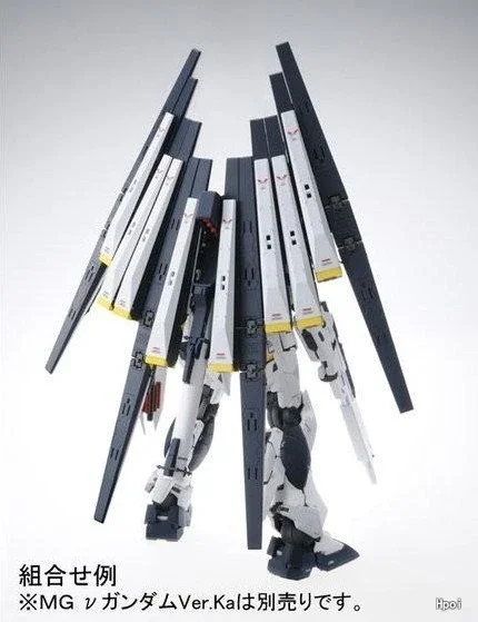 Фото В наличии Оригинальная сборная модель BANDAI MG 1/100 RX-93 ν Gundam Ver.Ka, коллекционный предмет, подарок на день рождения №4