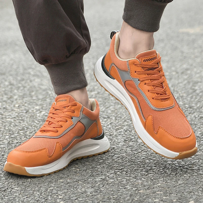 New Men's Golf Shoes White Grey Walking Shoes Men's Non-Slip Golf Shoes Mesh Breathable Men's Golf Sneakers Size 38-44