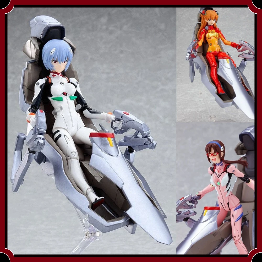 Фото Фигурка-модель из ПВХ Evangelion: Рей Аянами, Асука Шикинами Лэнгли, Мари Иллюстрес, Макинами, с подвижными суставами, 3 варианта SKU №1
