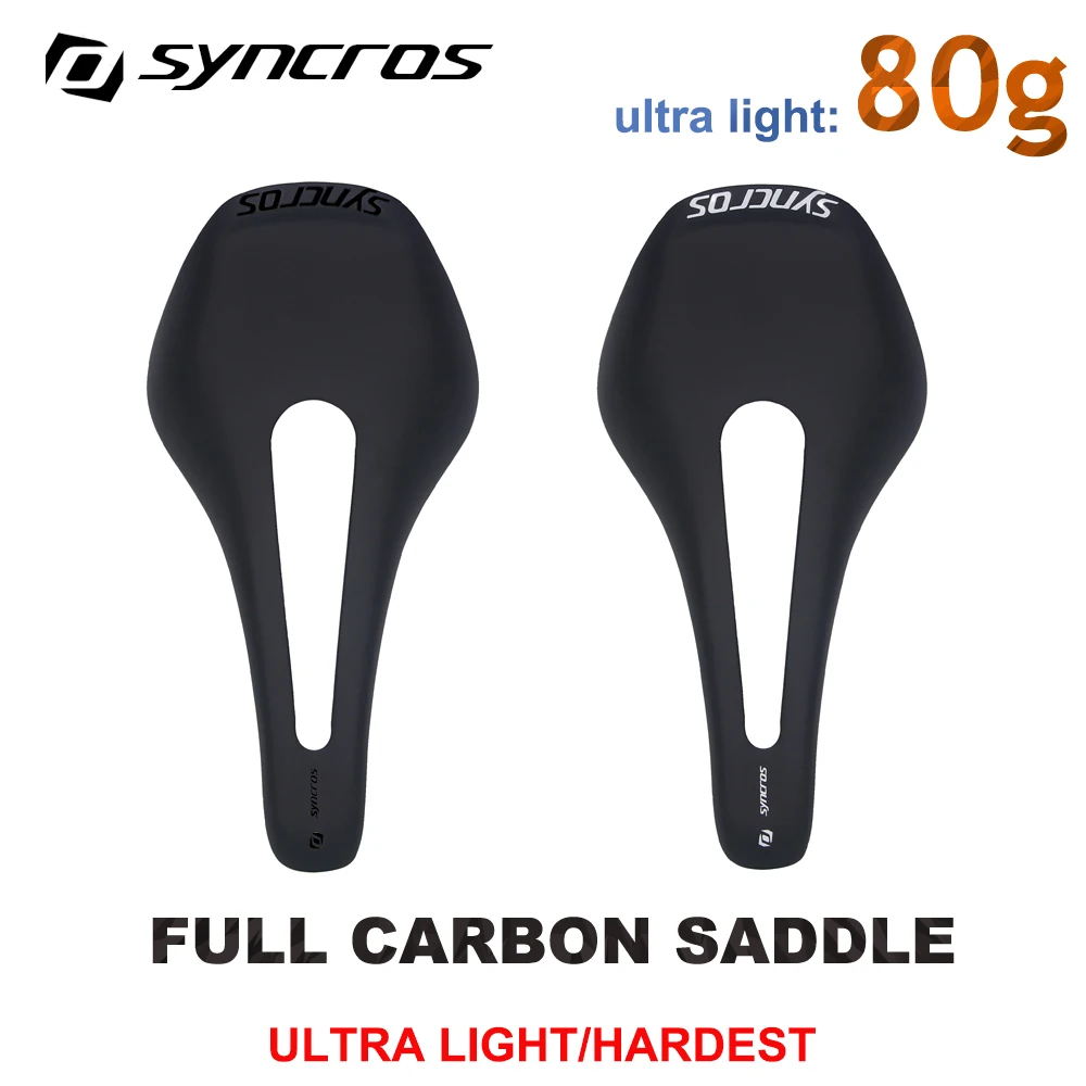 SYNCROS Ultra Light Full carbon fiber bicycle saddle road MTB bike carbon fiber road saddle Lightweight carbon saddles