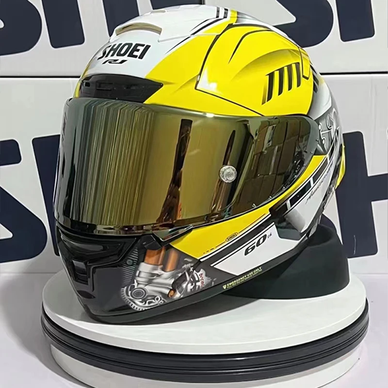 

X14 Helmet X-Fourteen R1 60th Aniversary Edition Yellow Helmet Full Face Racing Motorcycle Helmet Casco De Motocicleta ECE