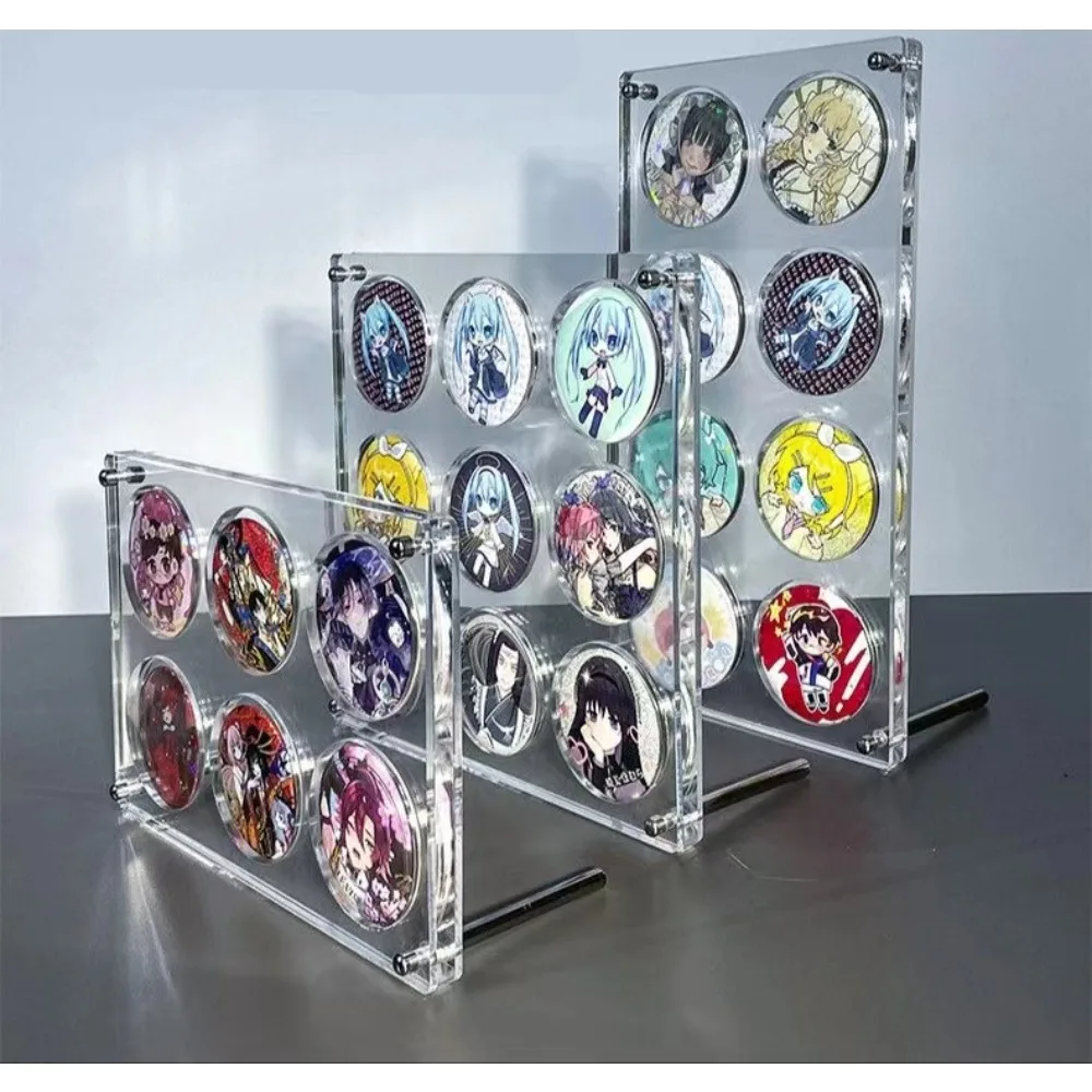

Acrylic Badge Porous Showing Stand Storage Box Goods Acrylic Display Stand Showing Stand Set Badge not included