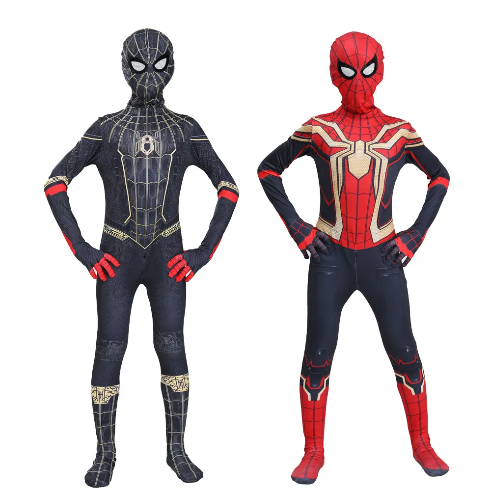 

Костюм Человека-паука из спандекса с 3D-принтом для детей и взрослых