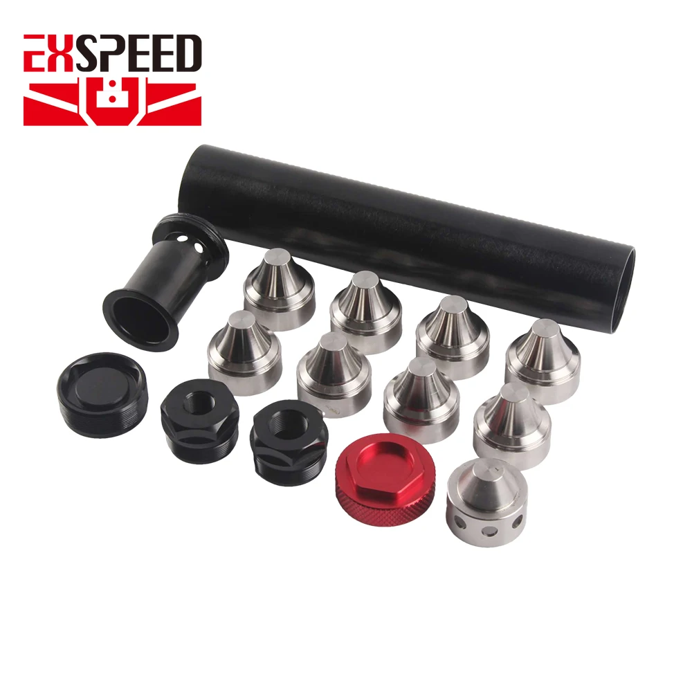

8.2''L 1.57''OD Aluminium tube 1/2x28 5/8x24 Solvent Cleaning Tube Filter Kit 1-3/16x24 Stainless Steel Radial Cups 1-3/16x24