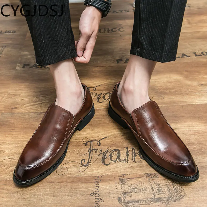 

Loafers Men Italiano Slip on Shoes Men Oxford Shoes Casuales Dress Shoes for Men Office 2023 Formal Dress Coiffeur обувь мужская