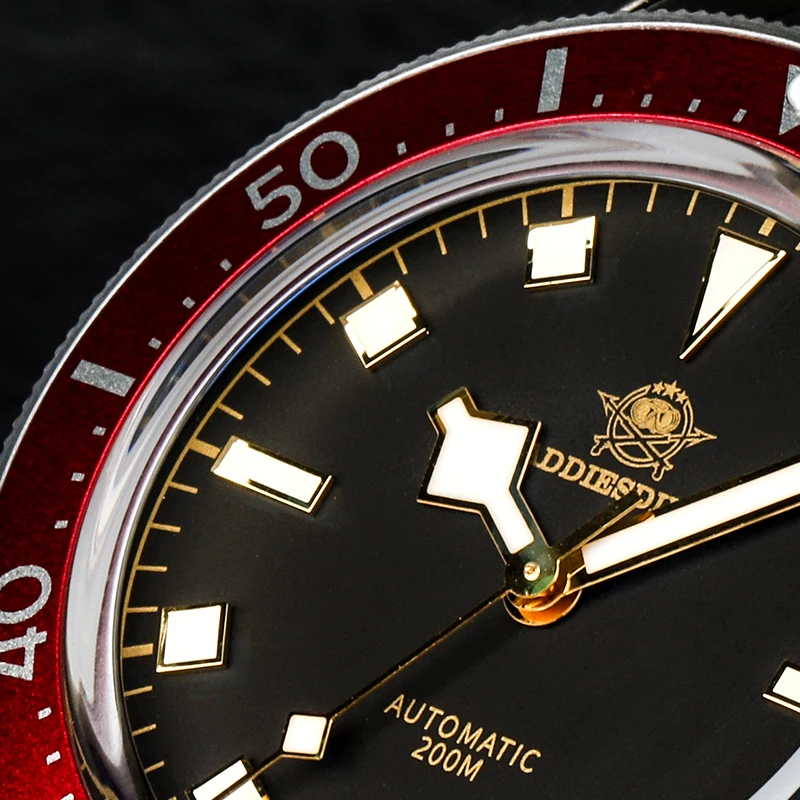 Винтажные часы ADDIESDIVE для мужчин BB58 Diver PT5000 Move мужские t Bubble сапфировое стекло 20 бар