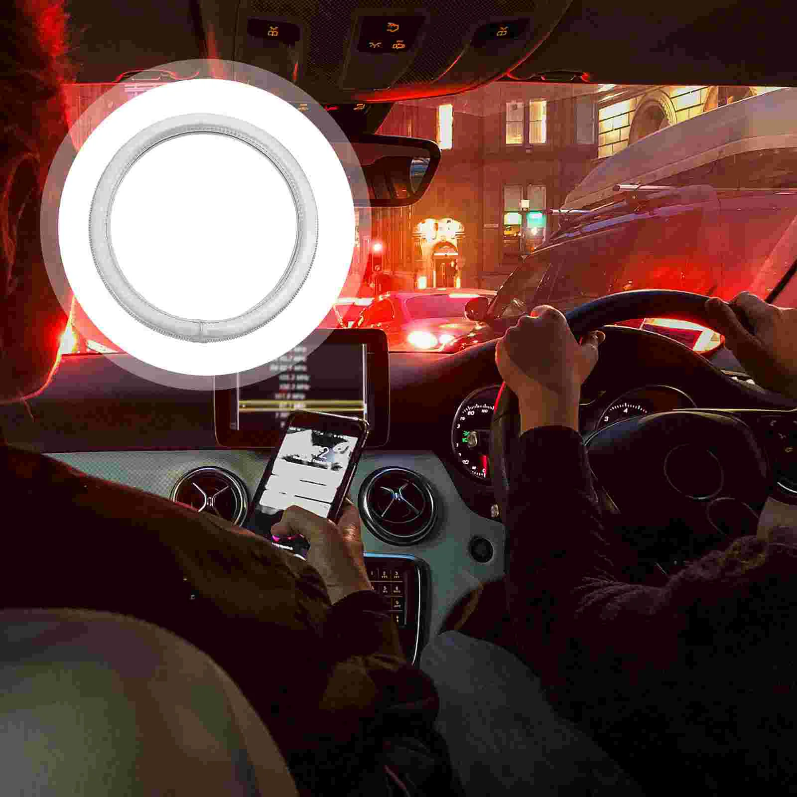 

Steering Wheel Cover Durable Diamond-embedded Protector Car Interior Accessory Creative