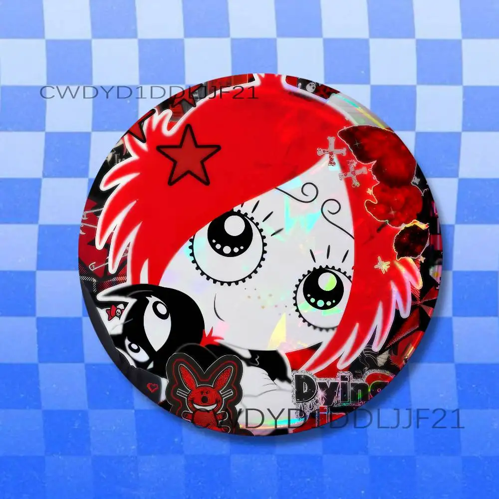 Брошь-значок R-Ruby Gloom в готическом стиле, фигурка, для одежды, рюкзаков, модный милый коллекционный декор для демонстрации (art.: 3920d8350aaef) - 3920d8350aaef