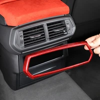 for 18 21 lamborghini urus rear exhaust air vent decorative frame car interior accessories high quality real carbon fiber
