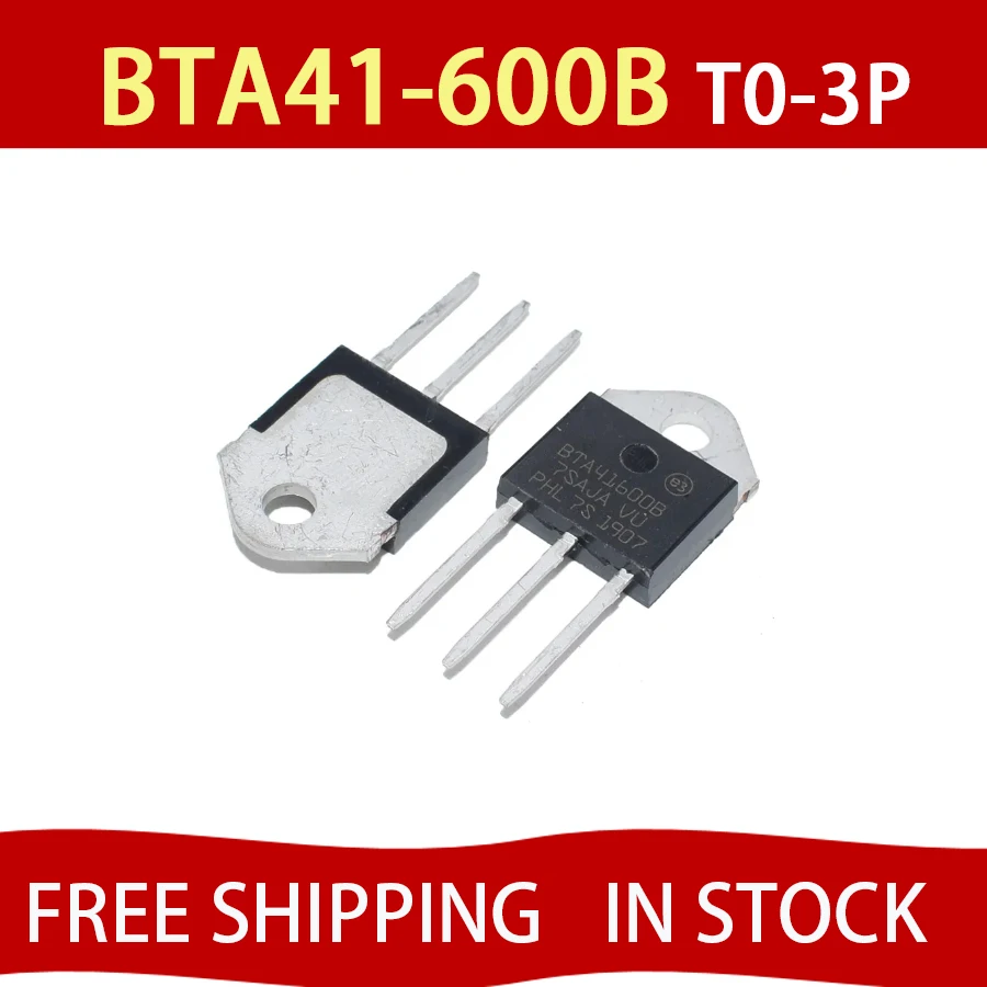 

1PCS BTA41-600B BTA41-600 BTA41600B TO-3P 40A 600V 100% New Original FREE SHIPPING