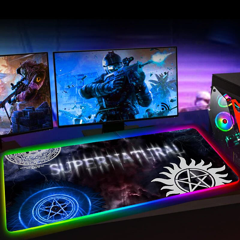 Rgb XXL коврик для мыши TV сверхнатуральный Коврик Для Мыши ПК игровой XL со