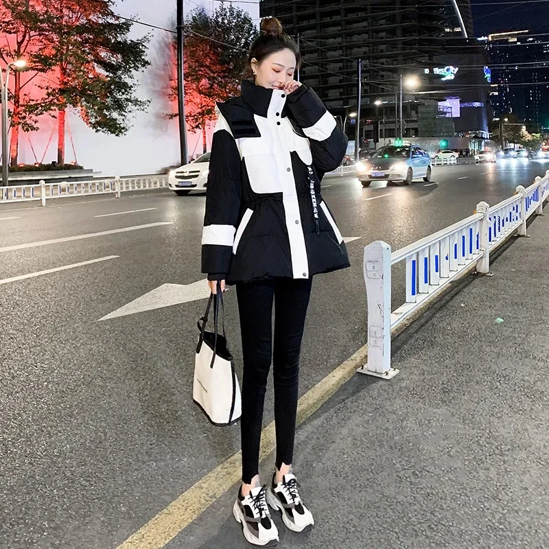 Парка женская одежда пуховое хлопковое пальто новинка 2024 Утепленная зимняя