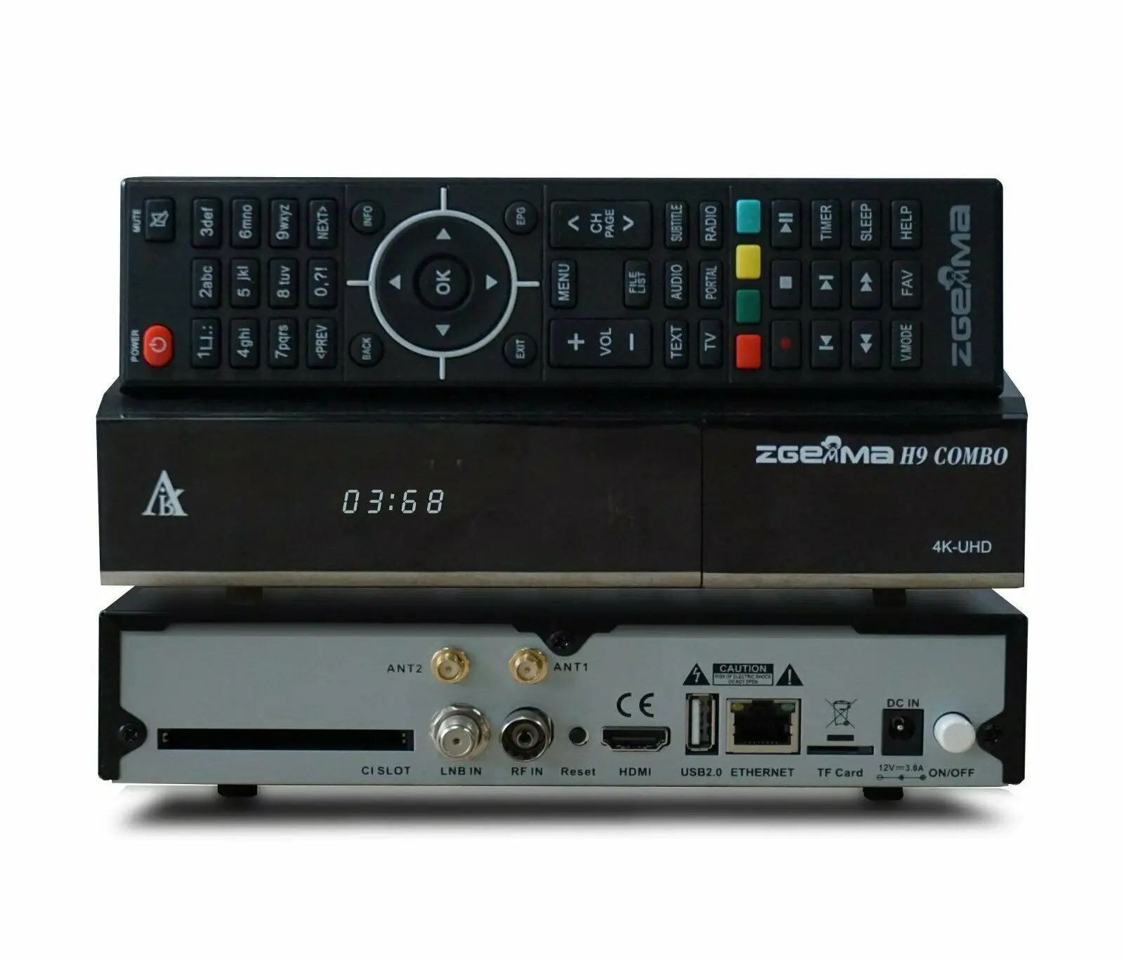 ZGEMMA H9 Combo с CI + DVB-S2X DVB-T2/C Dual WIFI Enigma2 Linux 4K Ultra HD 2160p спутниковый ТВ-приемник - купить по