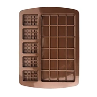 chocolate waffle silicone mold fondant candy biscuit muffin cake pastry mold cake decorating tool kitchen baking accessories