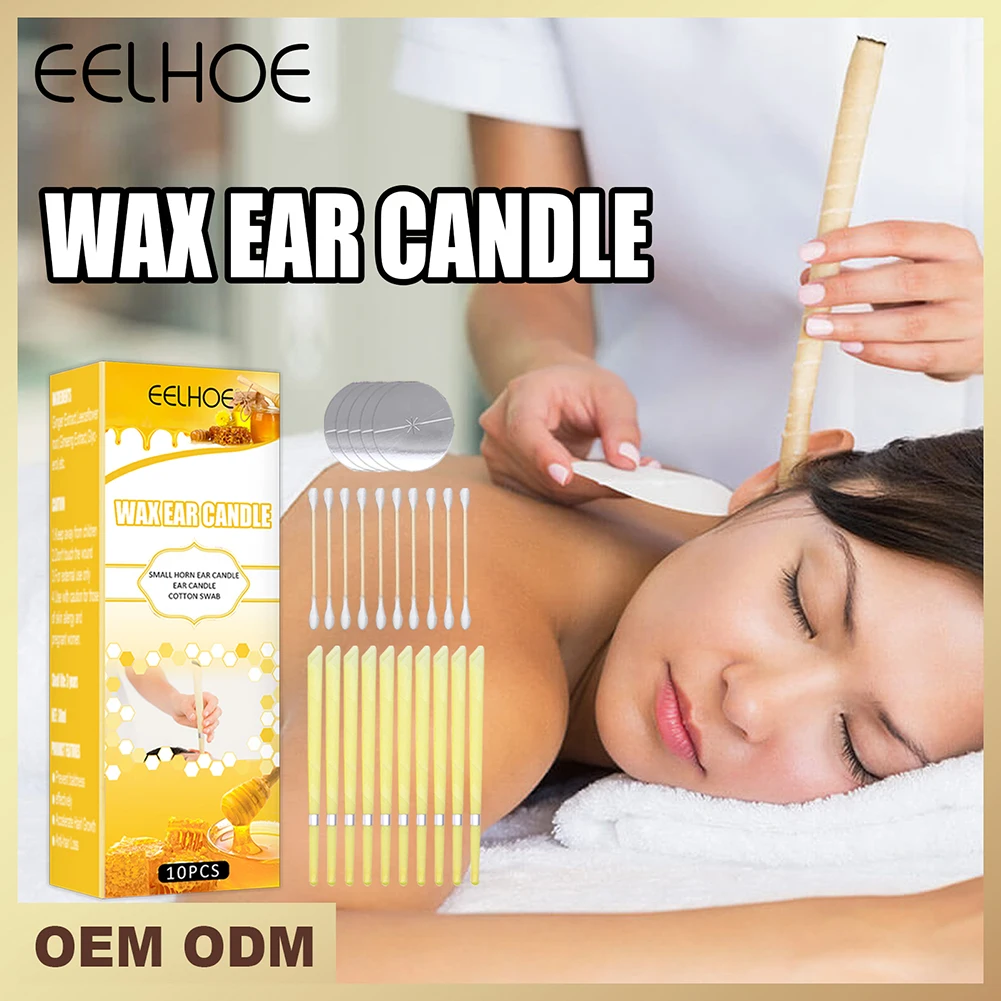 Ушные Свечи натуральный пчелиный воск для чистки ушей 25 шт. прополис Индиана