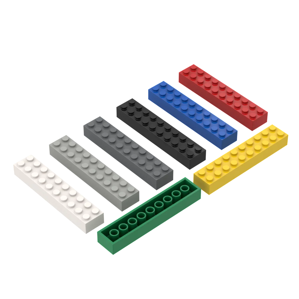 

10 шт. кубики MOC 92538 3006, Кирпич 2x10, строительные блоки, кирпичи, детали для моделирования, детали для творчества, развивающие технические детал...