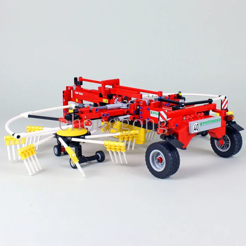 Новая модель фермы в масштабе 1:17 поттингер Топ 762C windrower трактор строительный блок