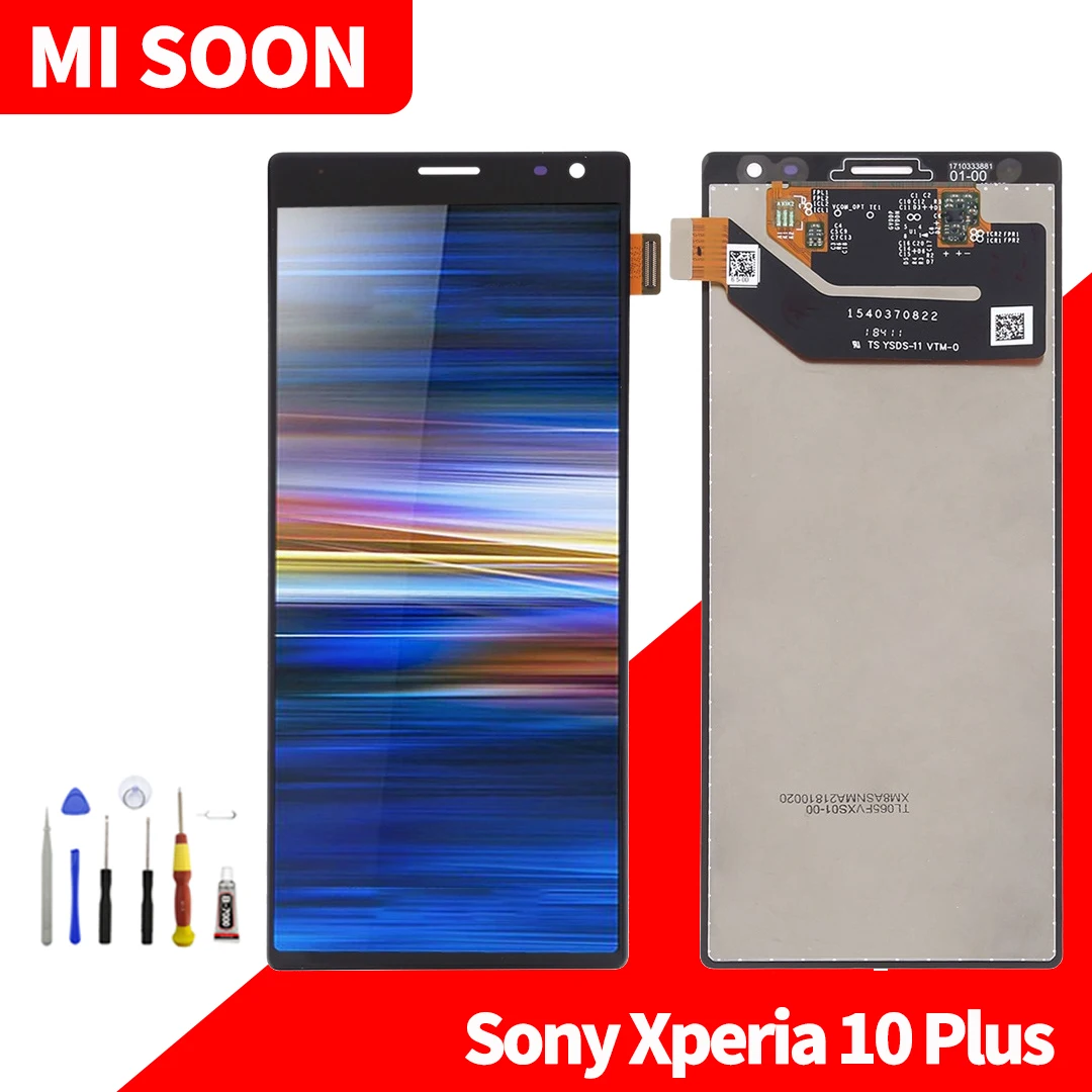 

Для Sony Xperia 10 Plus ЖК-дисплей сенсорный экран дигитайзер в сборе для Sony Xperia 10 Plus ЖК-экран с инструментами