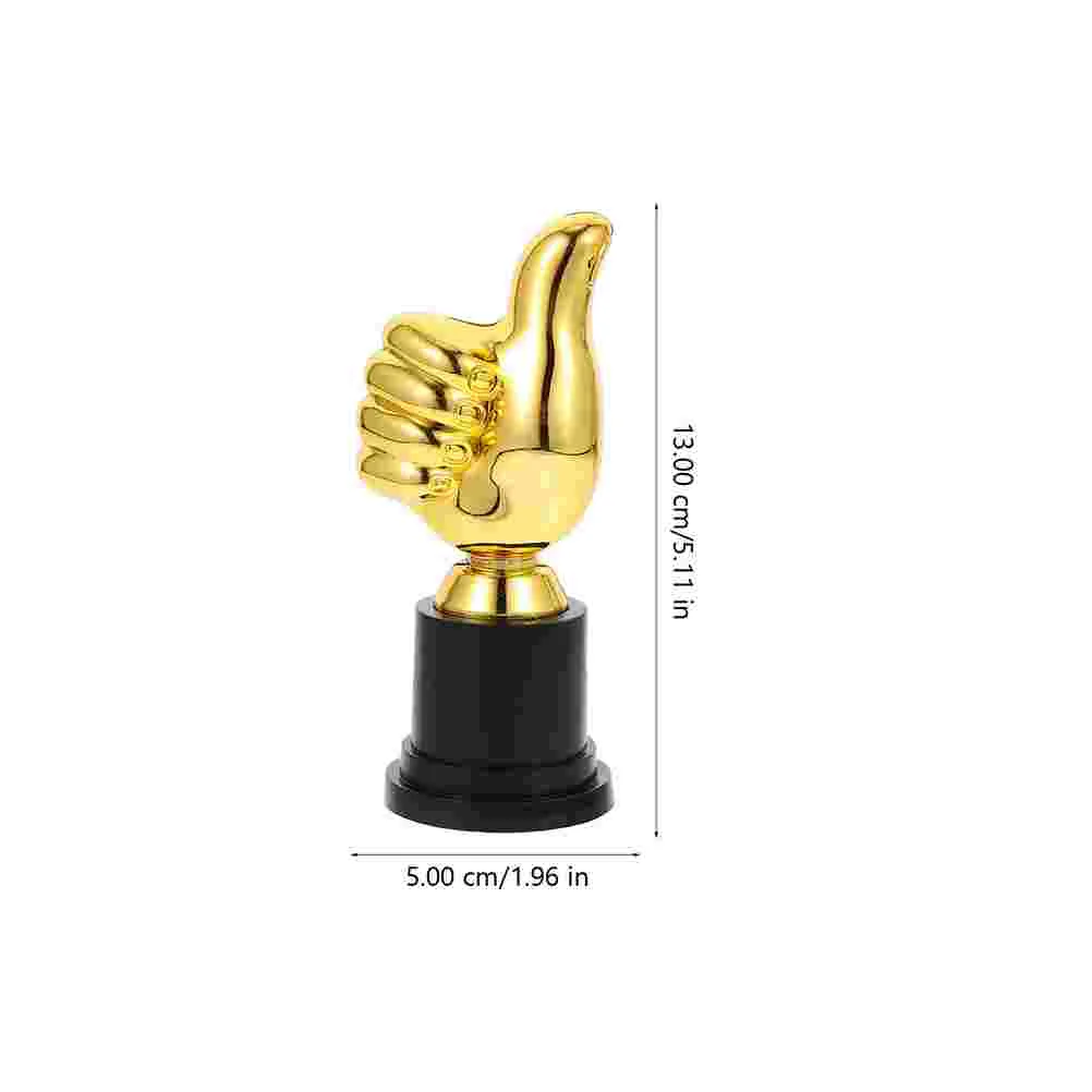 6 Pcs Kids Awesome Trophy Award Competition Decor Mini Trophies Model Champion Plastic Student Football