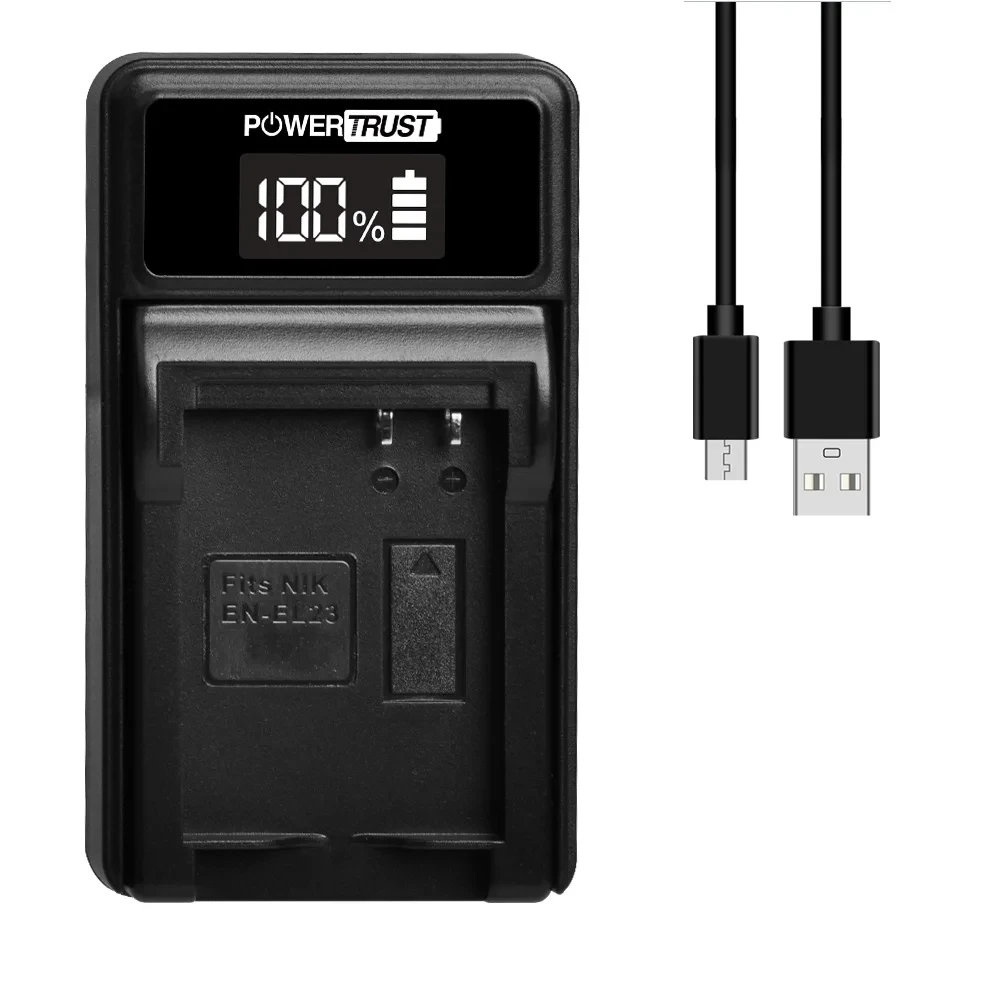 Фото EN-EL23 Bateria ENEL23 EN EL23 Аккумулятор и зарядное устройство для Nikon COOLPIX B700 P900s P900 P610s P610 P600 S810c аксессуары для камеры №2