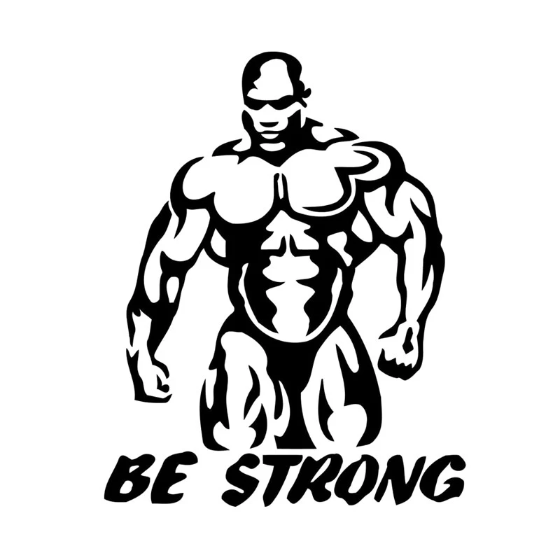 

JP interesting Car Decal for bodybuilders fitness decoration car motorcycle exterior waterproof sticker 15cmx12cm