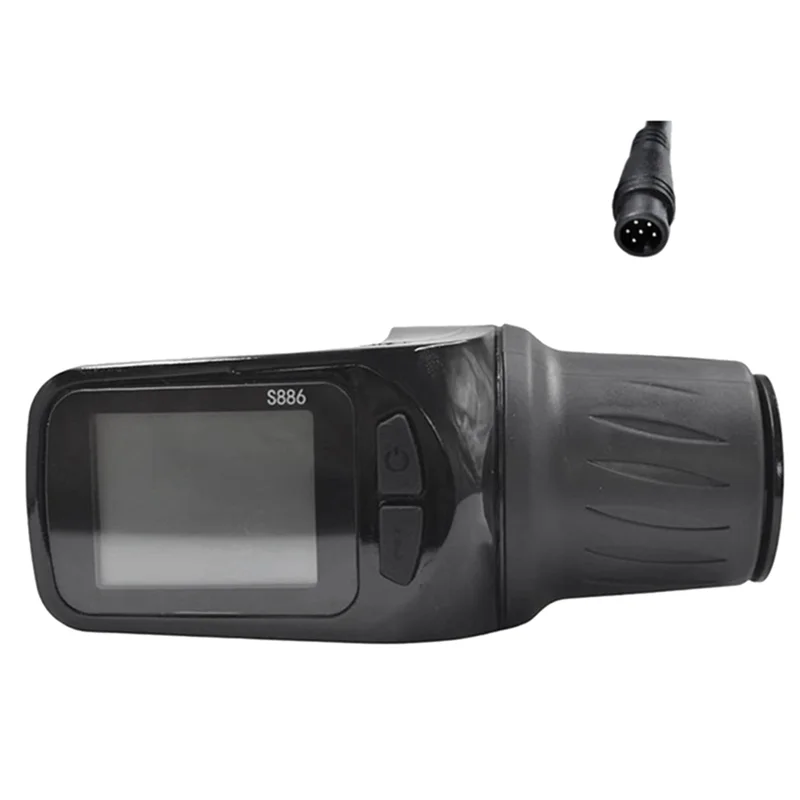 24 В 36 48 60 S886 Ebike ЖК-панель регулировки с поворотной дроссельной заслонкой для