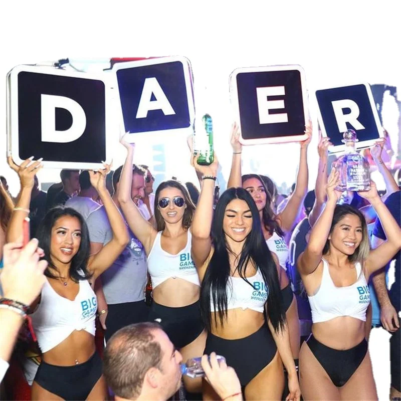 

Светодиодная лампа с 26 надписями для ночного клуба