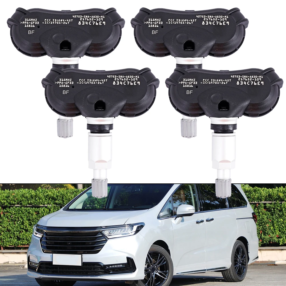 

4PCS Car TPMS Tire Pressure Monitor Sensor System 42753-SNA-A830-M1 For HONDA ODYSSEY 2011-2016 Car Accessories