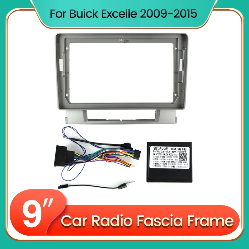 Автомобильный радиоприемник Double Din 9 дюймов стерео панель Fascia рамка для Buick Excelle 2