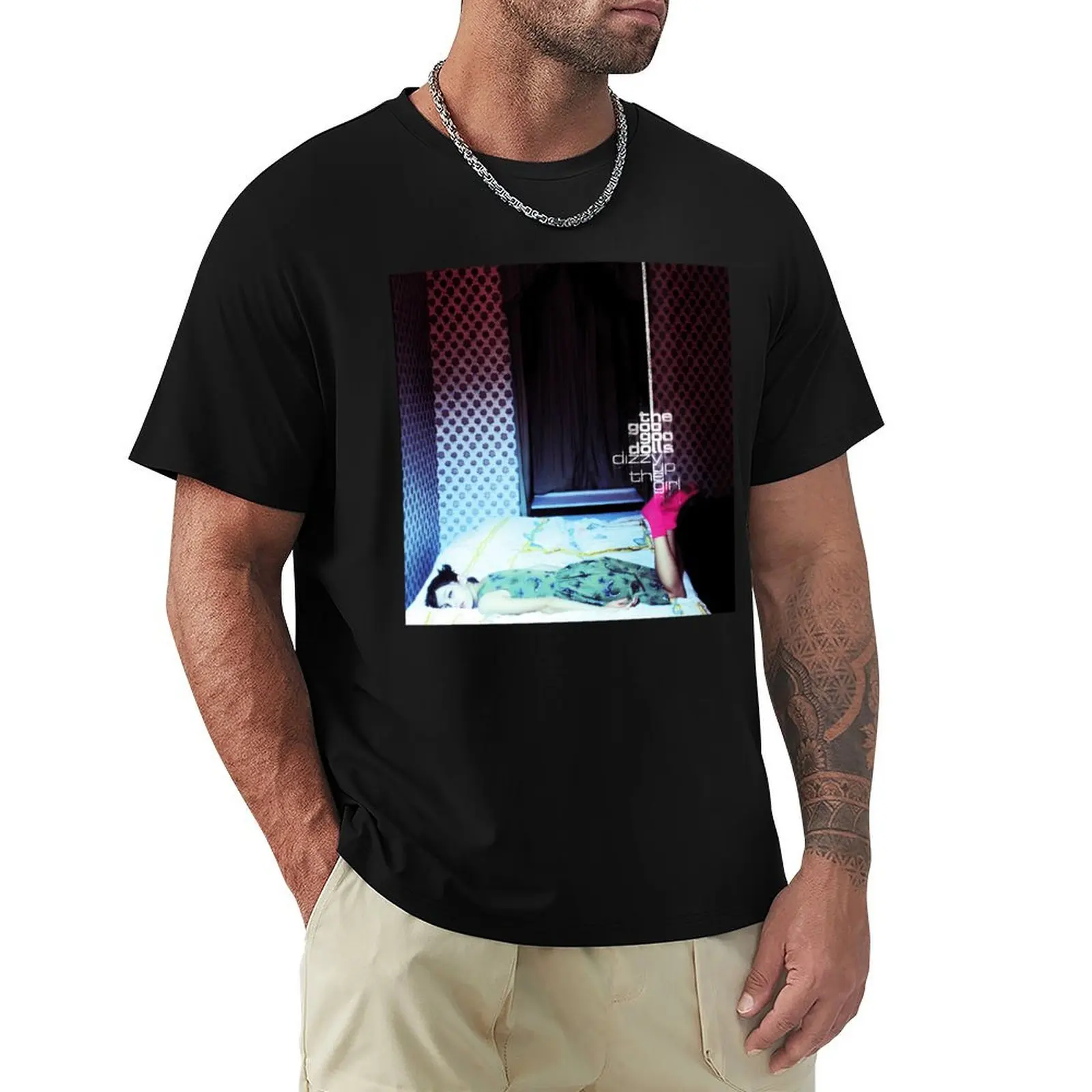 Футболка Dizzy Up The Girl Goo Dolls одежда в стиле хиппи забавные футболки для мужчин