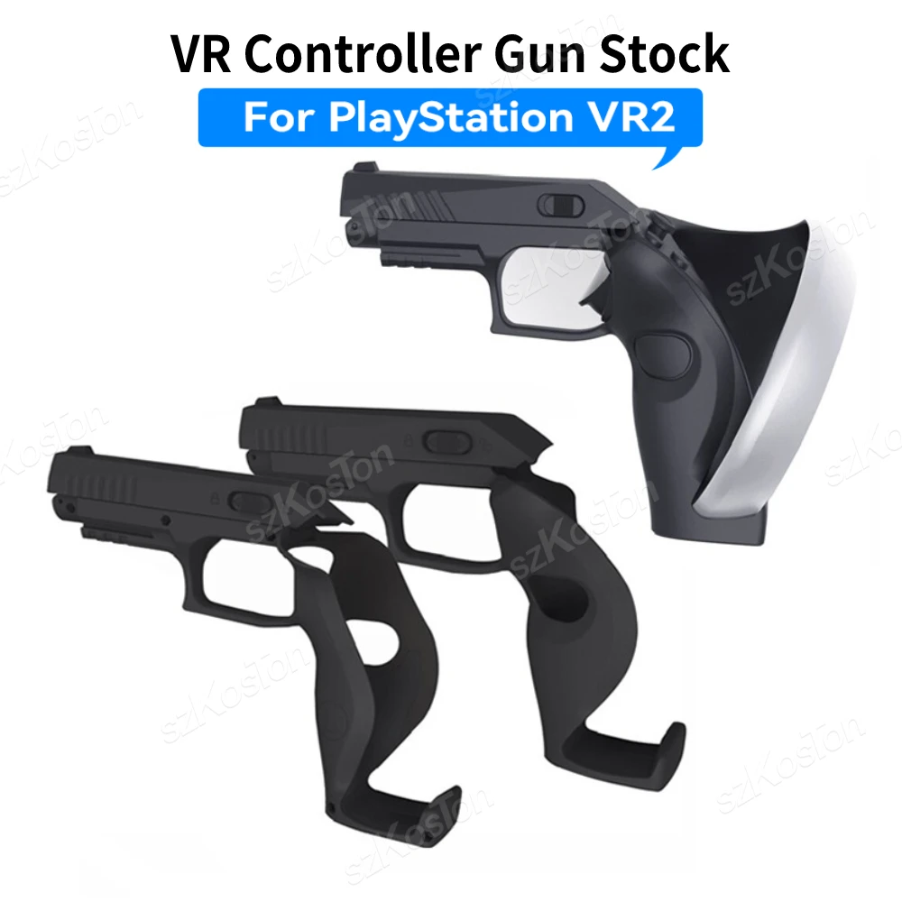 

Game Pistol Grip for PSVR2 VR Controller Case Gun Stock Enhanced FPS Gaming Shooting Experience for PlayStation VR2 Accessories