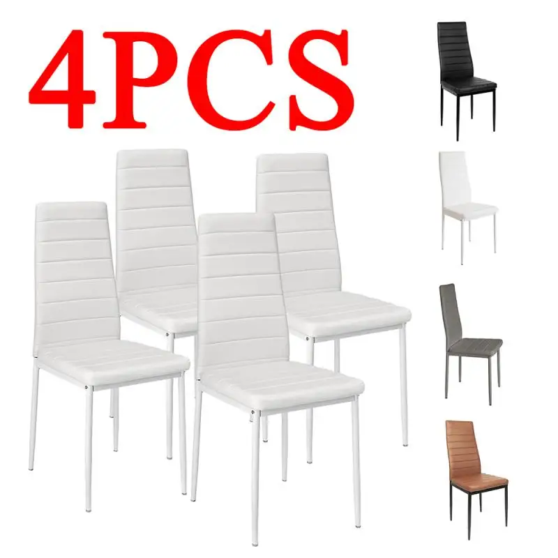 

Main Black And White Horizontal Dining Chairs Safety Non-Slip Lounge Chair Cafe Restaurant Home Furniture Muebles HWC