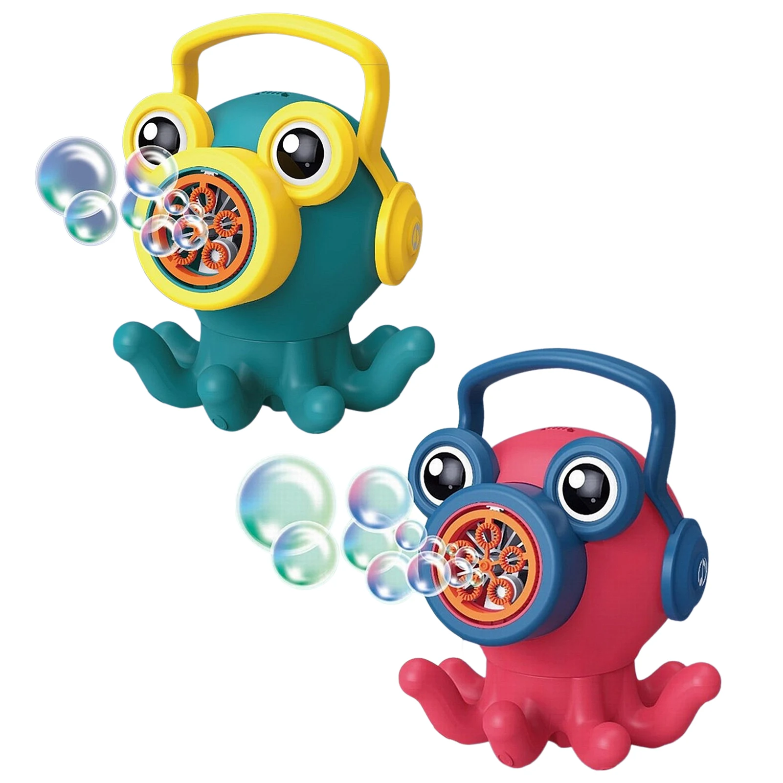 

Bubble Machine Electric Octopus Bubble Blower 8 Holes Automatic Bubble Maker for Kids Indoor Outdoor Bubble Toy with 100 bubbles