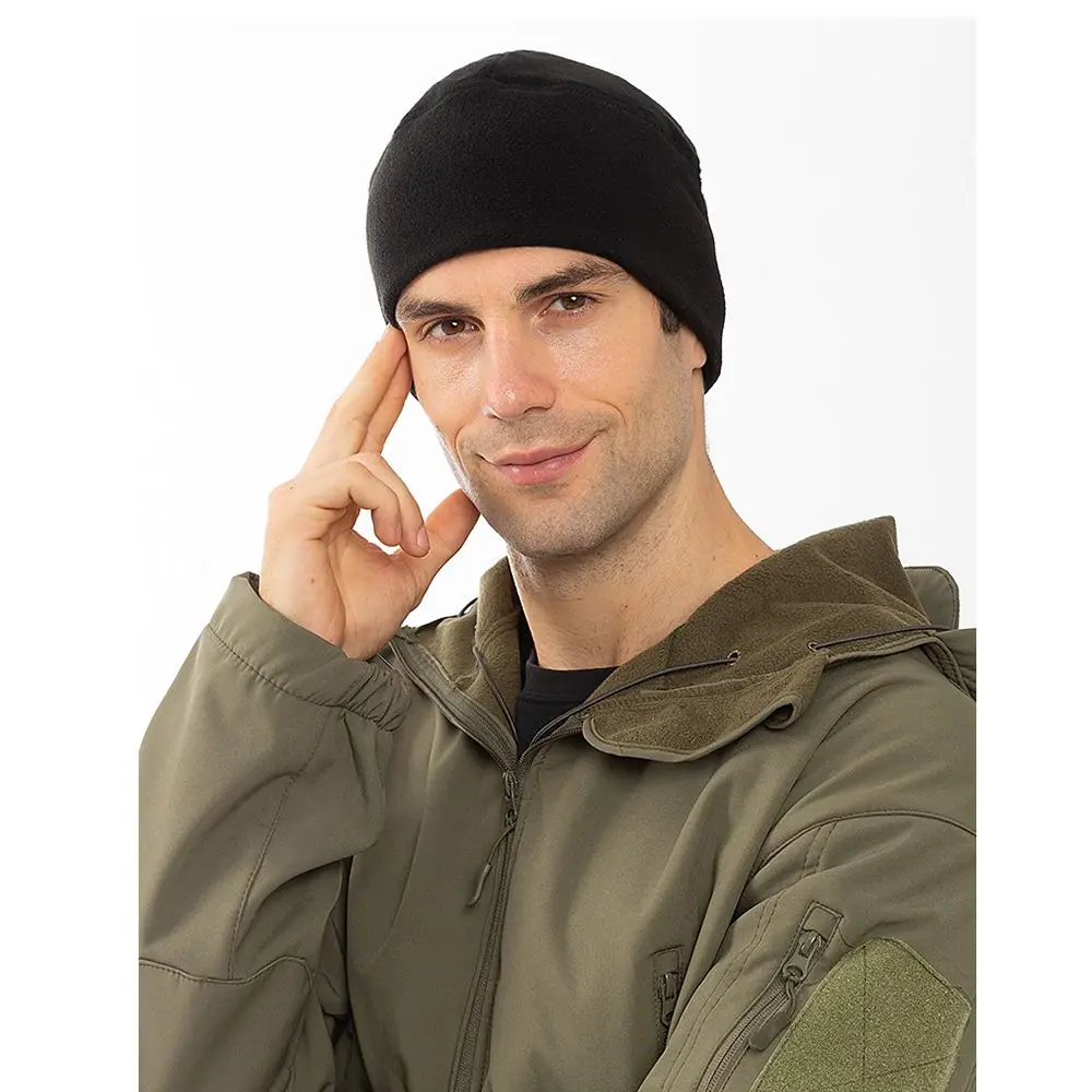 Теплая флисовая зимняя шапка для верховой езды