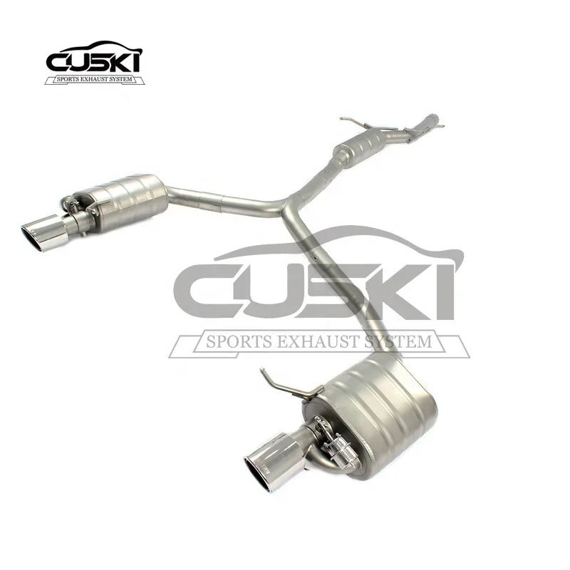 Высокопроизводительная выхлопная труба Catback для Audi Q5/B8 2 0 T 2014-2018 из качественной