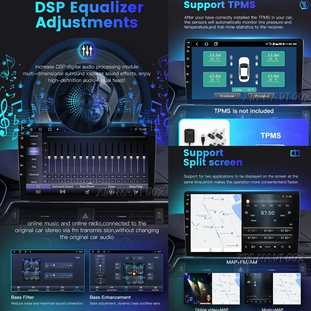 Автомагнитола для Fiat Stilo 2002-2010 Android 14 9 '' мультимедийный видеоплеер навигация