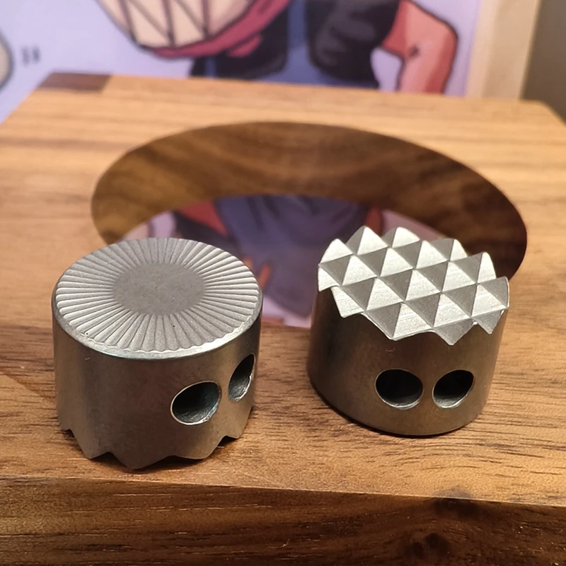 Титановый сплав TC4/Ultem янтарный PEI плетеная веревка маленький ежик кулон в форме