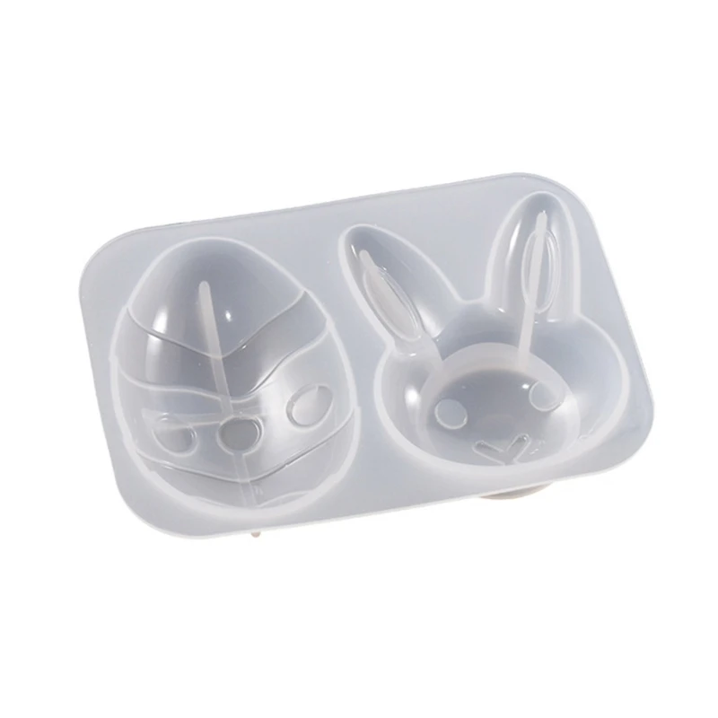 

Пасхальная силиконовая форма R3MC, легко снимается, форма в виде пасхального кролика из смолы, формы для выпечки, для шоколада, тортов, брелоко...