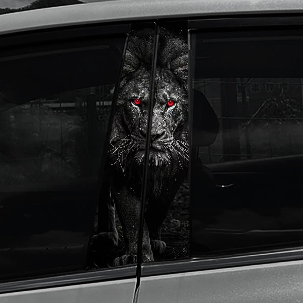 

Лев деньги леопард автомобиль B-стойка водостойкая наклейка наклейки авто центральная стойка наклейка крышка царапины Декор автомобиля аксессуары