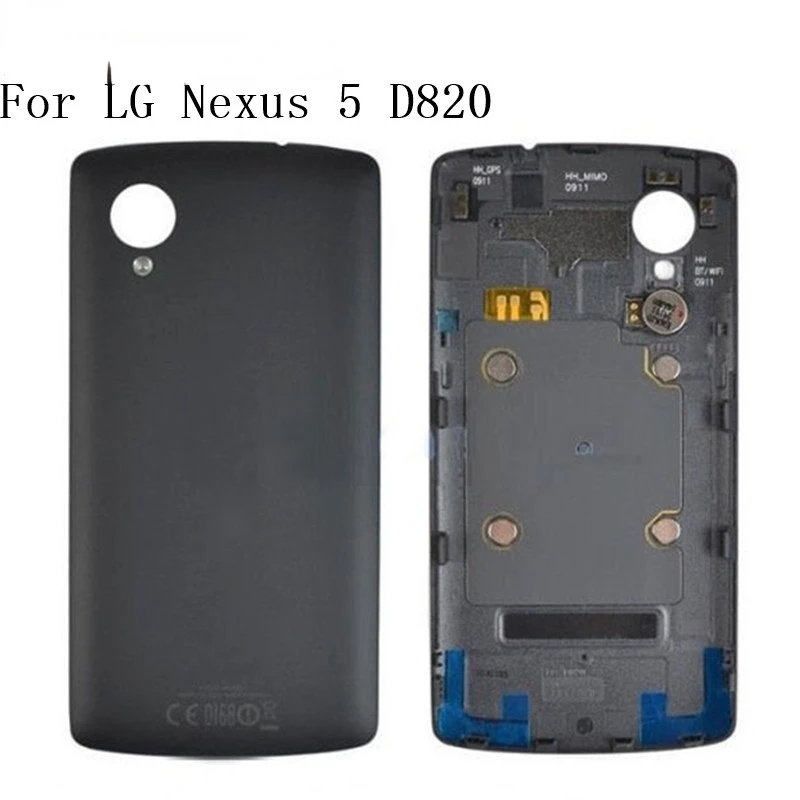 

RTBESTOYZ Battery Door Cover Back Housing + NFC Antenna for LG Google Nexus 5 D820 D821 Back Cover Battery