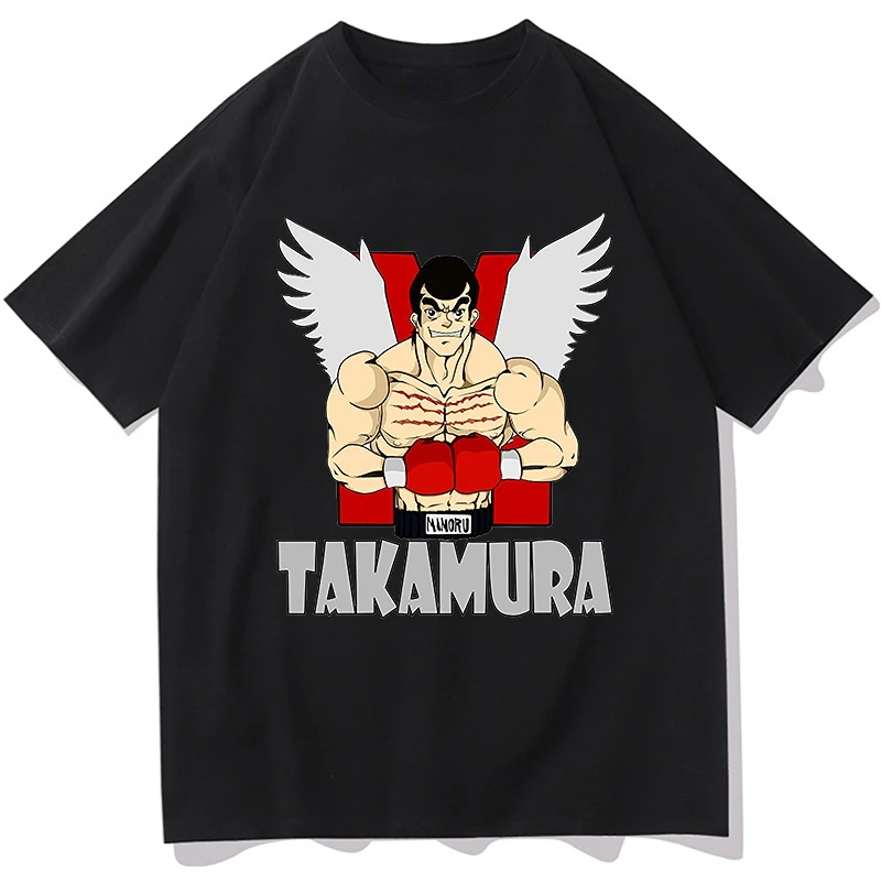 

Anime Hajime No Ippo T Shirt Movie Manga Film Short Sleeve Unisex Takamura Kamogawa Boxing Gym T-Shirt Comics Fashion Clothes