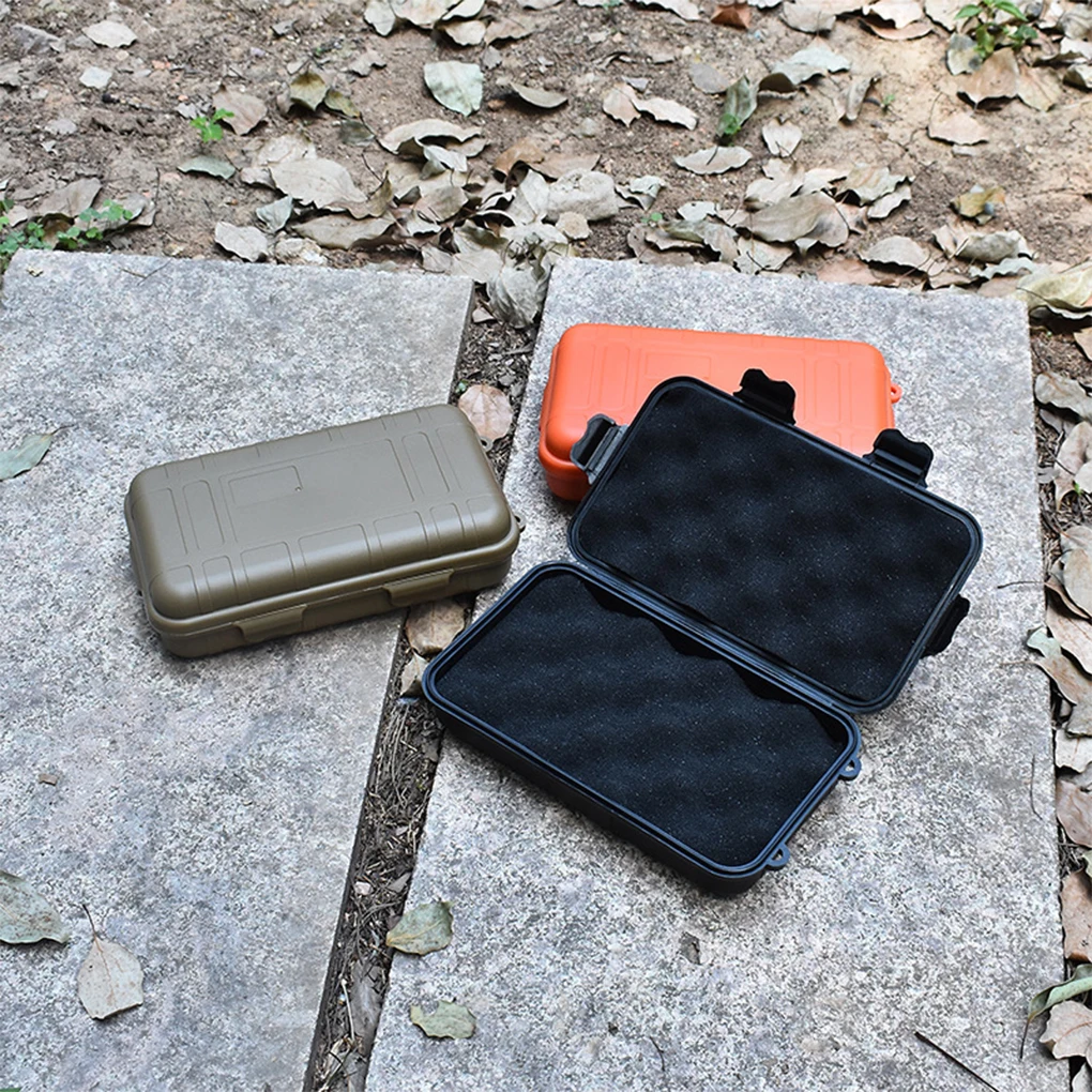 

Survival Case Waterproof Travel Household Emergency Storage Box Plastic Camping Hiking Container Carrying Accessory