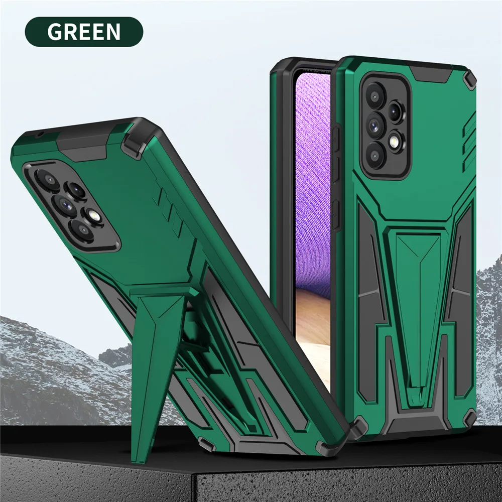 

Heavy Duty Shockproof Silicone Armor Case for Samsung Galaxy A52 A52S A53 A73 A33 A 52S 5G A72 A12 S22 Ultra Plus S21 S20 FE