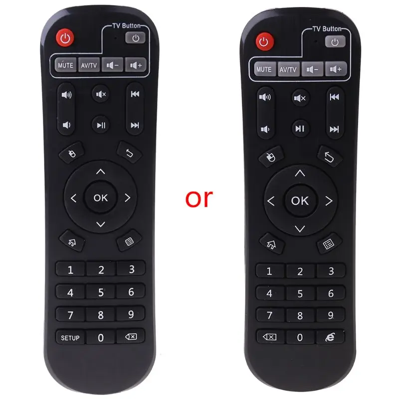 1PC Black Remote Controller Replacement for EVPAD Precise Control TV Set Top Box Pro 2S 2T Plus Pro+ 2S+ S